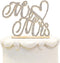 Mr and Mrs Love Cake Topper, Gold Crystal Rhinestone Wedding Anniversary Party Decoration