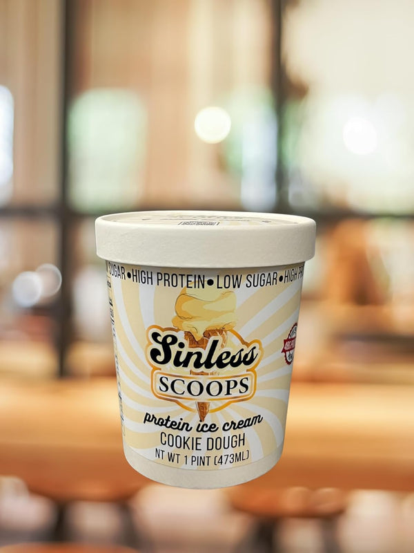 Sinless Scoops Protein Ice Cream (Cookie Dough)