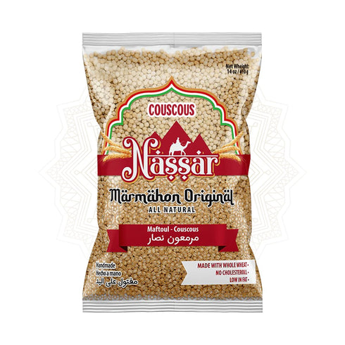 De Mi Pais Couscous Marmahon Original Nassar - Handmade, High in Fiber,