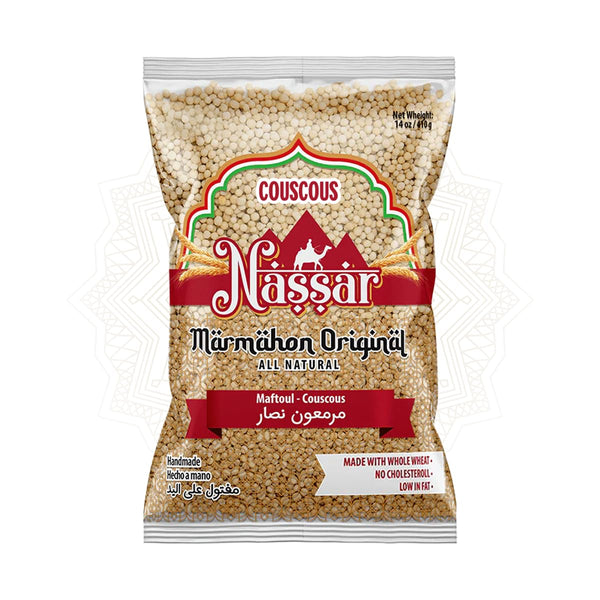 De Mi Pais Couscous Marmahon Original Nassar - Handmade, High in Fiber,