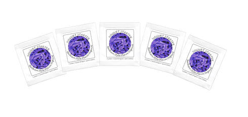 Yogurt Starter Cultures - Pack of 5 Freeze-Dried Culture Sachets for Balkan Style Plain Yogurt
