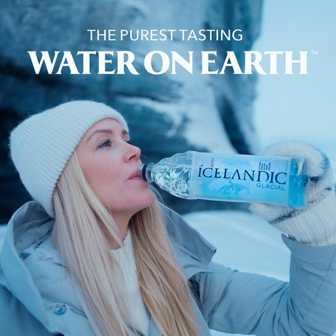 500 ml 16.9 Oz (Pack 6) Icelandic Glacial Natural Spring Alkaline Water, / Fl