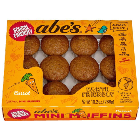 Abe's Mini Carrot Muffin 12ct, 10 OZ