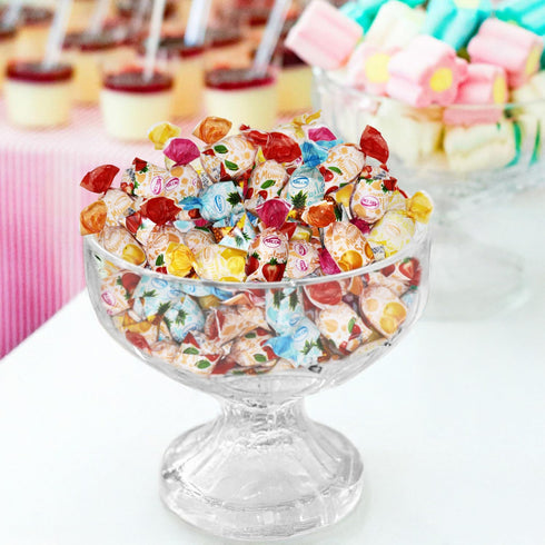 2 120 Bulk Fruit Filled Hard Candy Pound, Holiday Candy - Individually Wrapped Assorted Fruity Candies with Soft Center