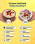 1kg True Elements Whole Oatmeal - With Chia and Real Fruits, Cereal for Breakfast | Diet Food for Weight Loss