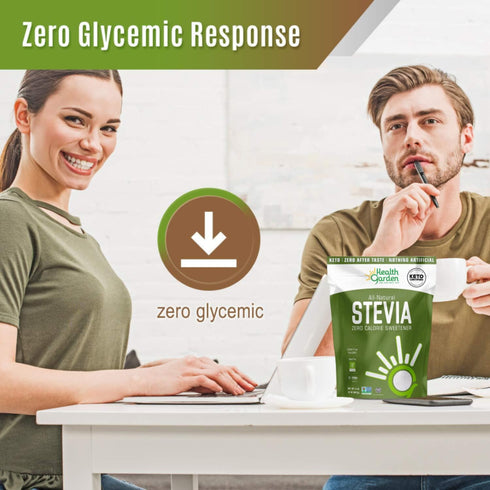 4:1 (2 lbs) Health Garden Stevia Sweetener Powder - Sugar Substitute - All Natural - Gluten Free - Keto Friendly
