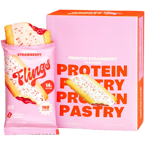 Flings Protein Pastries 14g Protein, 4g Fiber, 160 Calories Low Sugar Protein