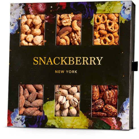Set Holiday Mixed Nuts Gift Basket, in Elegant Drawer Gift Box, Gift for Easter Day, Birthday Party, Sympathy, Healthy