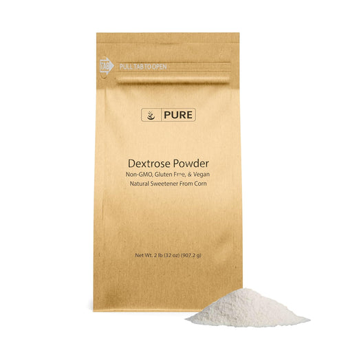 Pure Original Ingredients Dextrose (2 lb) - Sugar Replacement Sweetener for Shakes or Baking