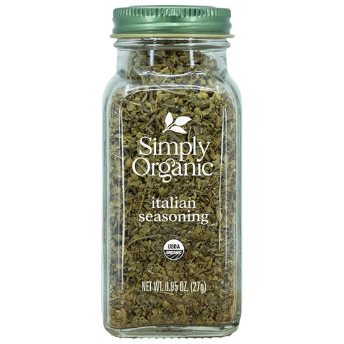 Simply Organic Italian Seasoning, Certified Organic, 0.95 oz, Pack of 2