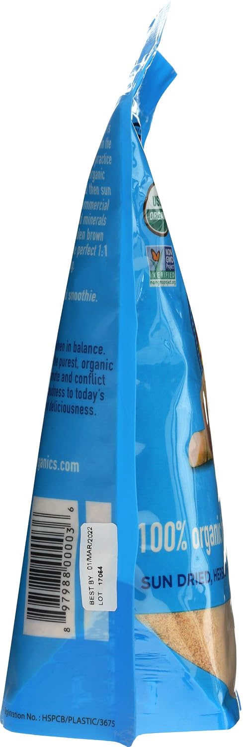 20 OZ HEAVENLY ORGANICS Organic Whole Cane Sugar