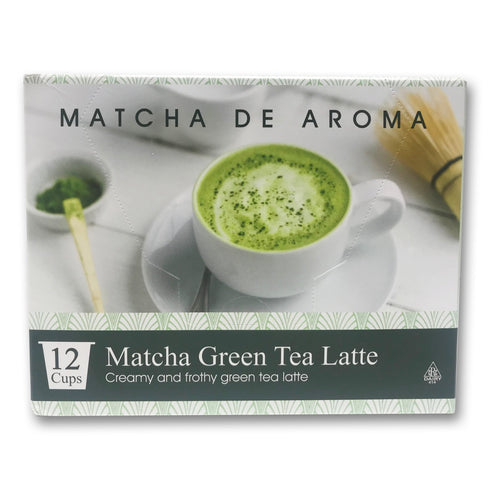 Matcha Green Tea Latte - 12 Single Serve Cups