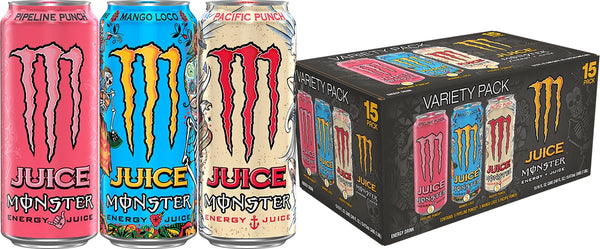 Monster Energy Juice Monster Variety Pack, PPMLPP, Energy Drink, 16 Ounce |