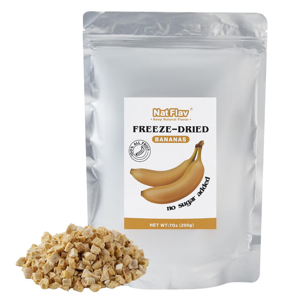 Nat Flav Freeze Dried Banana | 7oz | 100% Natural Fruit | No Sugar
