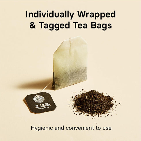 OSULLOC Tangerine Tea, Fresh Jeju Tangerine Flavor, Premium Fruit Tea Blend Teabags, 20 Count