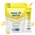 Wake Up Water - Energy + Hydration Sugar Free 15 Packet, Lemon Flavor Electrolytes Powder Drink, Gluten Free