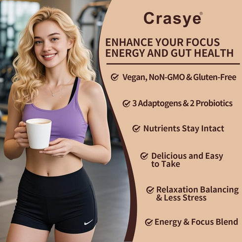 11 Immunity 5.3 Oz 30 Organic Mushroom Coffee Superfood Instant Mushrooms Coffee with Ashwagandha, Shilajit, Lion's