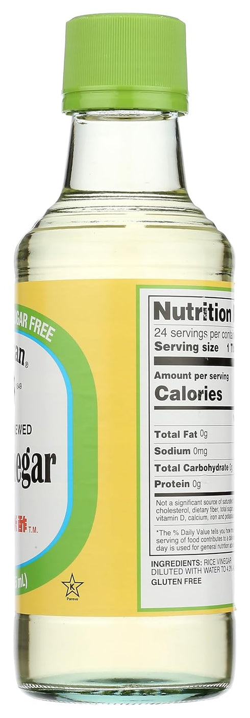 Marukan 12 (Pack 1) Genuine Brewed Rice Vinegar, Ounce Glass Bottle