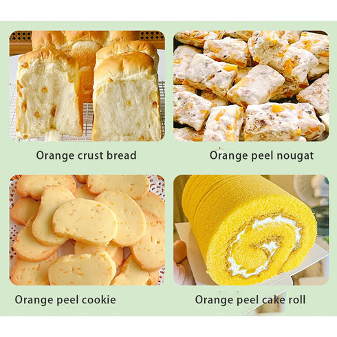 UpBots 8.8oz.orange Candied Orange Peel Ding peel candied Used for baking and beverages