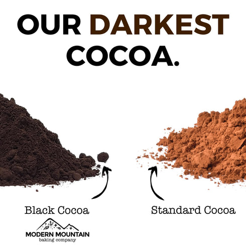 (8 oz) Black Cocoa Powder Bake the Darkest Chocolate Baked Goods, Achieve Rich Chocolate Flavor, Natural Substitute