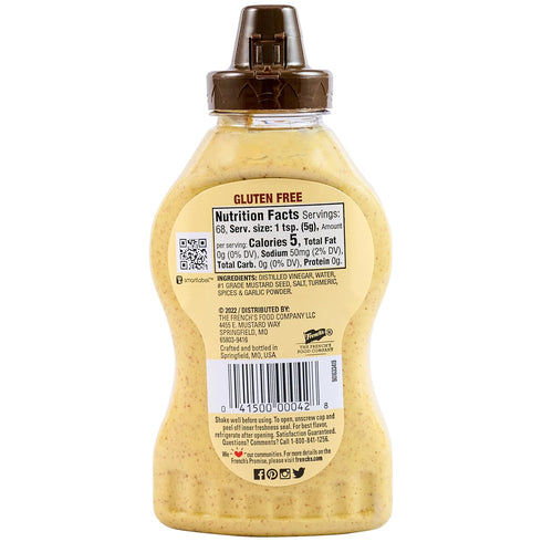 12 oz (Pack 12) French's Spicy Brown Mustard