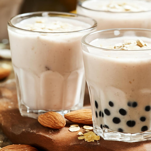 3 lb MOCAFE Almond Boba Milk Tea Powder Mix - ZenFreeze - Premium Authentic Taste, also used for Smoothies & Blended