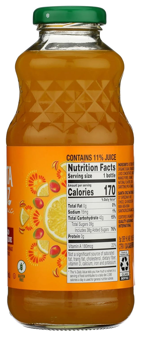 16 SANTA CRUZ ORGANIC Organic Mango Lemonade, FZ