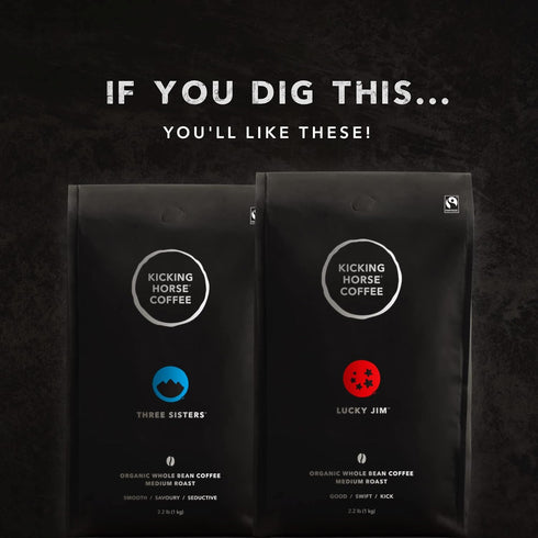 2.2 Kicking Horse Coffee, Smart Ass, Medium Roast, Whole Bean, Pound - Certified Organic, Fairtrade, Kosher Coffee