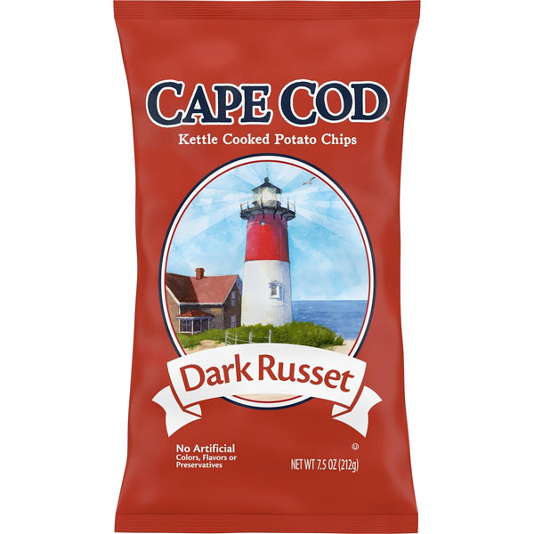 Cape Cod Potato Chips, Russet Kettle Chips, 7.5 Oz