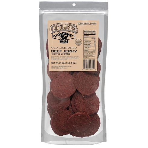 Old Trapper Double Eagle Beef Jerky, Old-Fashioned Flavor, 21 Ounce Package, Delicious