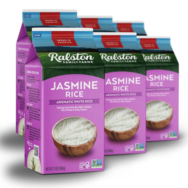 Ralston Family Farms Jasmine White Rice 6 Pack
