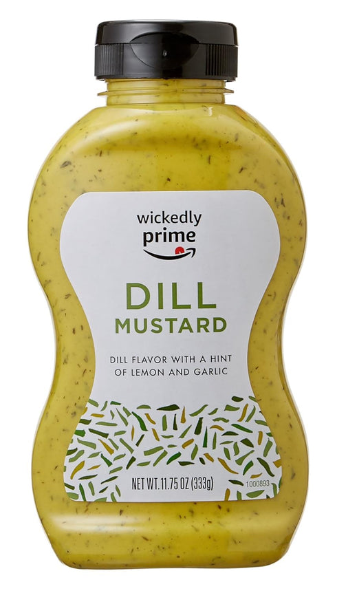 Wickedly Prime Amazon Brand - Mustard, Dill, 11.75 Ounce