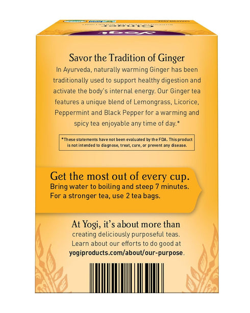 1.12 Yogi Tea, Ginger, Ounce