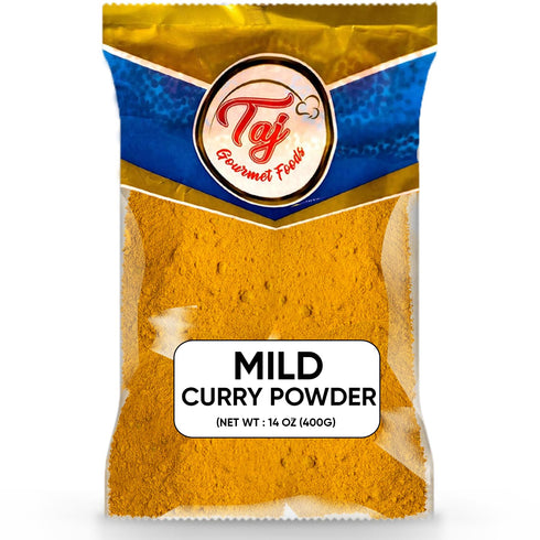 TAJ Gourmet Foods TAJ Mild Curry Powder 11-Blend Mix, 14-Ounce
