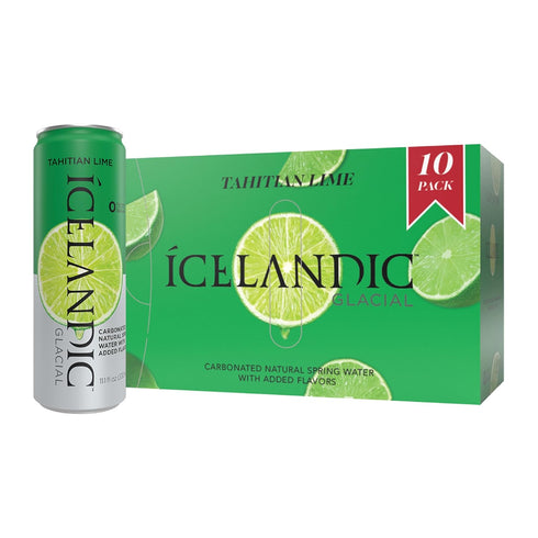 Icelandic Glacial Sparkling Water, Tahitian Lime, 330 ml / 11.1 Fl Oz