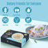 10 Packs Hethstia Shirataki Rice, Gluten-Free Konjac Rice Low-Carb, Keto & Paleo-Friendly, Sugar-Free, Vegan
