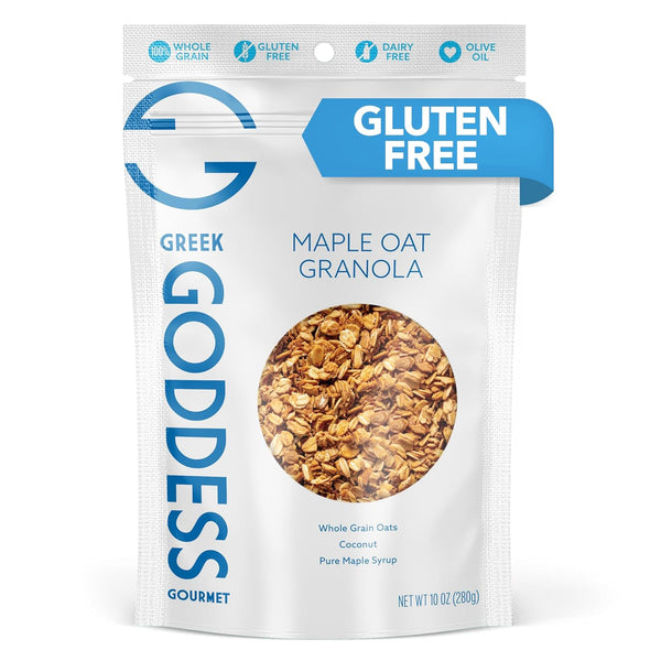 Greek Goddess Gourmet Maple Oat Granola with Pure Maple Syrup, Coconut, Extra