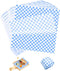 SUCCEFORT 120 Pieces Wax Paper Sheets 12x12 Inch, Food Basket Liners Checkered Wax