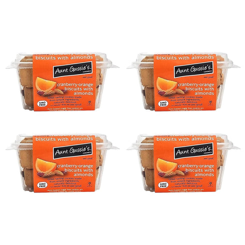 Aunt Gussie's - No Sugar Added Wheat Cranberry Orange with Almond Biscuits