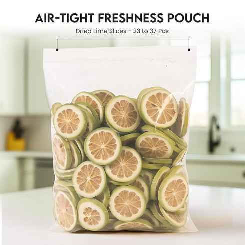 3oz/85gm 23 37 Dried Lime Slices to Pcs, Citrus Dehydrated Fruit For Cocktails, Limes For Cocktail and Decor, Cocktail