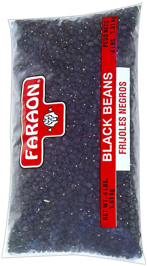 4 FARAON Black Beans, Pound