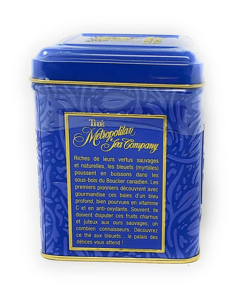 Wild Blueberry Black Tea by Metropolitan, 24 Bags in Decorative Tin
