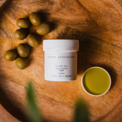 Ozonated Olive Oil, Organic Ozone Oil Infused Skin Care, Moisturizing and Cleansing for People & Pets