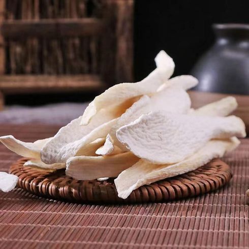 16OZ Sweet Post Dried Chinese Yam Slice (Big) - Wild Yam Root for Natural Health Herbal Tea,Congee and Soup Ingredients