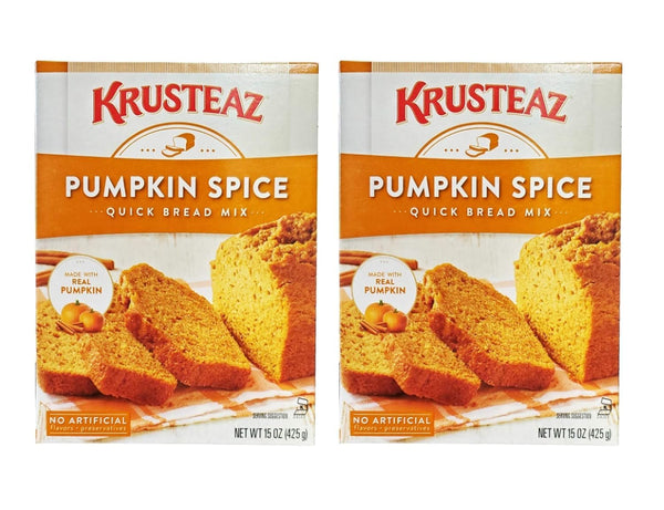 Krusteaz Baking Mix, Pumpkin Spice Quick Bread Mix, Made with Real Pumpkin