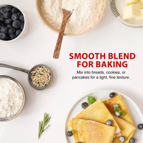 16 oz (1lb), Pack 1, Soeos Rice Flour, of Finely Milled Gluten-Free Rice Powder for Baking & Cooking, Ideal for Mochi