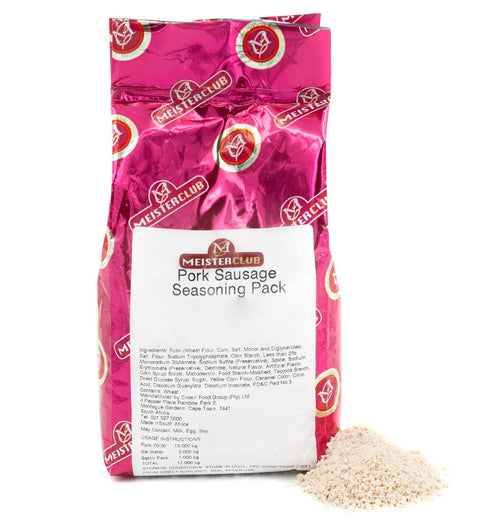 Crown National Meisterclub Pork Sausage Seasoning Pack 35.3 oz (1kg)