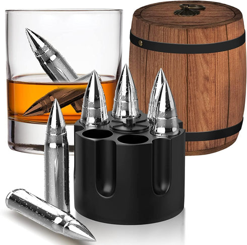 Gifts for Men Dad - Whiskey Stones, Unique Birthday Anniversary Christmas Gifts for Husband Boyfriend and Grandpa