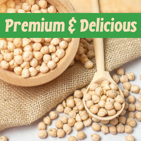 (3 LB) Sincerely Nuts Roasted and Unsalted Chickpeas Plant-Based Protein-Garbanzo Beans-Great Snack or Side Dish