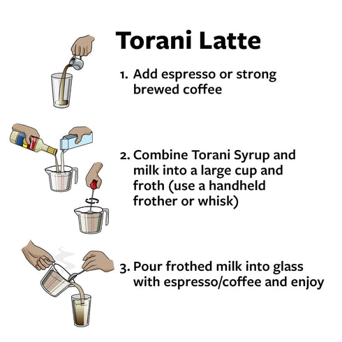 25.4 (Pack 4) Torani Syrup, Vanilla, Ounces
